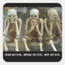 Search for evil skulls stickers Bones
