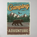 Search for vintage camping posters Mountains