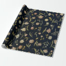 Search for vintage botanical wrapping paper Foliage