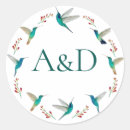 Search for hand painted wedding stickers Initials