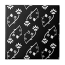 Search for black and white flowers tiles Vintage