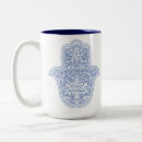 Search for judaica mugs Hamsa