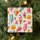 Search for ice cream ornaments Fruit