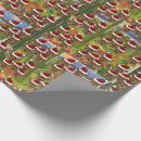 Search for airedale wrapping paper Santa