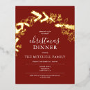 Search for foil christmas invitations Red