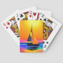 Search for ocean playing cards Silhouette