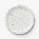 Search for elegant christmas paper plates Gold
