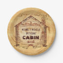 Search for new home paper plates Rustic