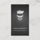 Search for skull business cards Barber shop