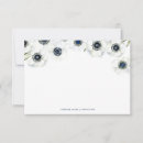 Search for blank floral note cards Blue