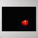 Search for candle flame posters Red
