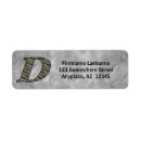 Search for initial d return address labels Floral