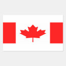 Search for canada rectangle stickers World flags