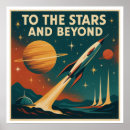 Recherche de fusée vintage posters Exploration spatiale