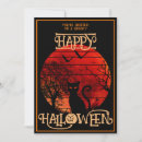 Search for happy halloween invitations Black