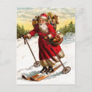 Recherche de ski christmas cards Vintage