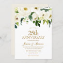 Search for elegant 25th wedding anniversary invitations Flowers