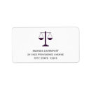 Search for law return address labels Judge