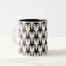 Recherche de motif de pingouin tasses Noir et blanc