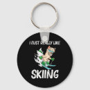Search for freestyle skier keychains Fresh powder