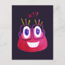 Search for cute geek postcards Math