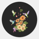 Search for hummingbird and flower stickers Bird watching