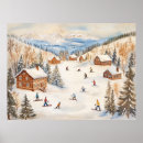 Search for vintage winter scene posters Festive