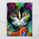 Recherche de psychedelique cartes postales Chat