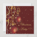 Search for ball christmas invitations Golden