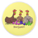 Recherche de poules boutons et poignées de porte Mignon