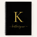 Recherche de or carnets Monogrammé