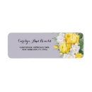 Search for light yellow return address labels Vintage