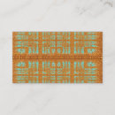 Search for textile business cards Aztec