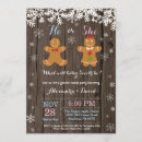 Search for gingerbread gender reveal invitations Party