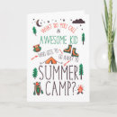 Search for funny camping cards Summer camp