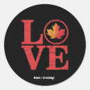 Search for love canada stickers Leaf