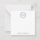 Search for business logo note cards Black