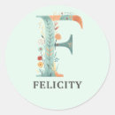 Search for letter f stickers Floral
