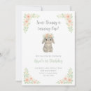 Search for some bunny is turning one invitations Cute