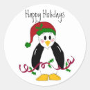 Recherche de amour pingouin autocollants Drôle