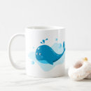 Recherche de baleine kawaii tasses Nautique