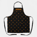 Search for orange polka dot aprons Pumpkin