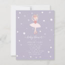 Search for ballerina baby shower invitations Ballet