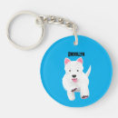 Search for west highland terrier keychains White
