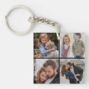 Search for unique keychains Photo collage