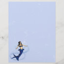 Search for mermaids stationery paper Water