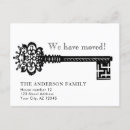 Recherche de squelette vintage cartes postales Nous avons déménagé