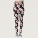 Search for floral leggings Burgundy