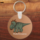Search for dinosaur design keychains Triceratops