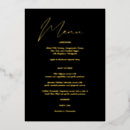 Search for gold foil menus Simple